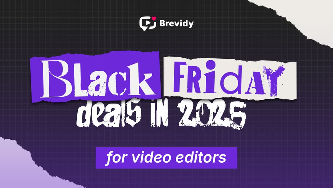 Black Friday Deals for video creators in 2025