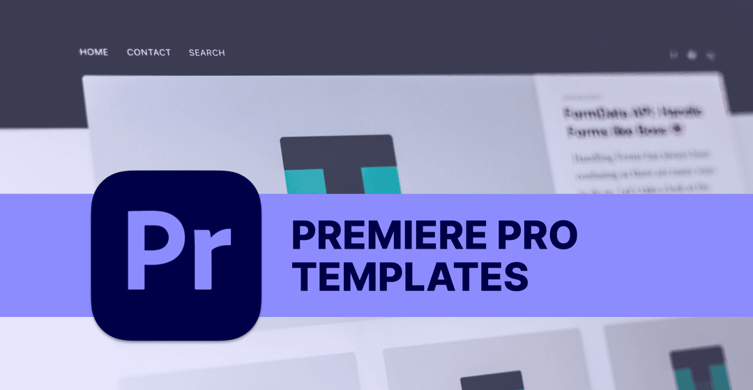 Social Media templates in Premiere Pro that saves hours