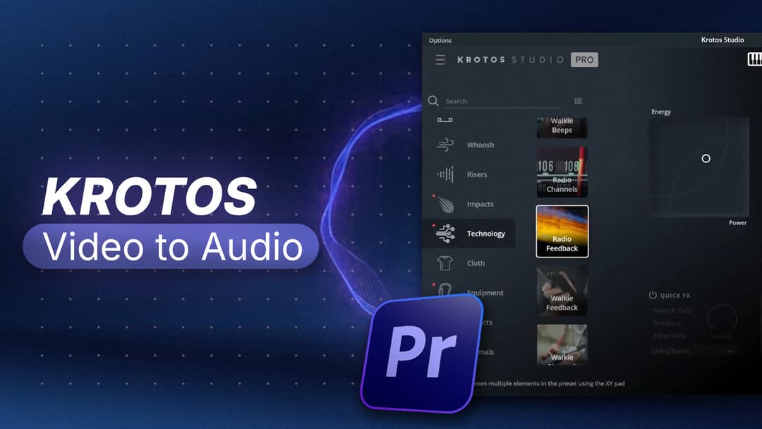 Krotos Launches a Premiere Pro Plugin for AI-Powered Sound Design